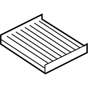 Ford AE5Z-19N619-A Filter - Odour And Particles