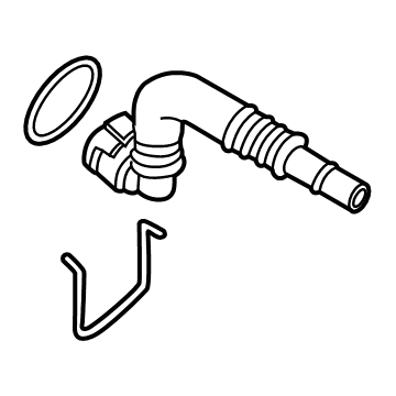 Ford LC3Z-8A595-A Hose - Water Outlet