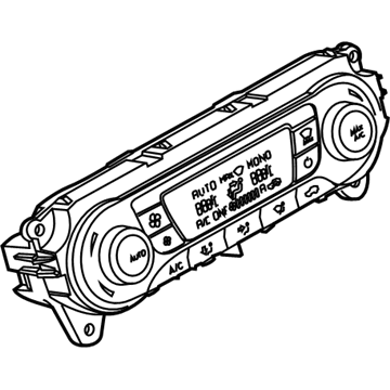 Ford Focus A/C Switch - F1EZ-19980-T