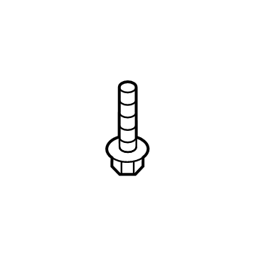Ford -W721340-S439 Trailer Hitch Mount Bolt -W721340-S439 Ford Trailer Hitch Mount Bolt Illustration 1 of 1