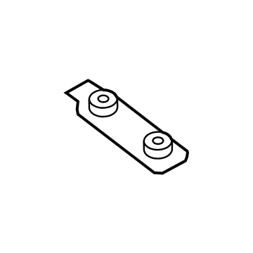 Ford -W721326-S439 Trailer Hitch Nut Plate -W721326-S439 Ford Trailer Hitch Nut Plate Illustration 1 of 1