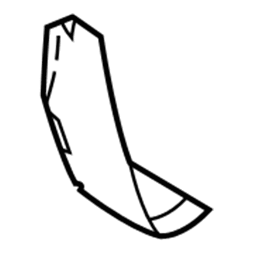 6W1Z-9A032-A Ford Heat Shield, Driver Side Illustration 1 of 1