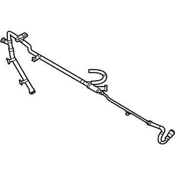 Lincoln Town Car Fuel Filler Hose - AW1Z-9C047-A