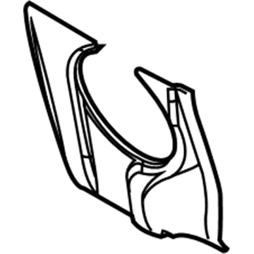 Ford 7W1Z-9A032-B Heat Shield, Center 7W1Z-9A032-B Ford Heat Shield, Center Illustration 1 of 1