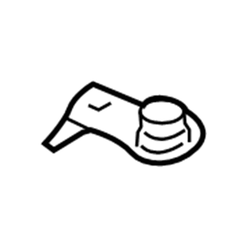 -W710823-S441 Ford Support Strap Lock Nut Illustration 1 of 1