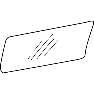 Ford F2UZ-15257A22-A Window Assembly - Side