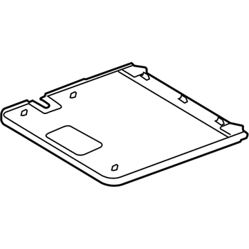 5F9Z-7460513-AAC Ford Cover Panel, Charcoal, Driver Side Illustration 1 of 1