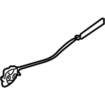 5F9Z-7461143-AB Ford Lower Latch, Rear Driver Side Illustration 1 of 1