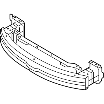Ford D2BZ-17757-A Bumper Assembly - Front