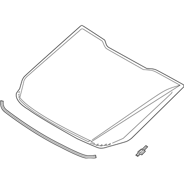 Lincoln HP5Z-5442006-D Glass - Back Window