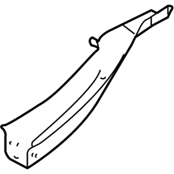 YL8Z-7810121-AA Ford Floor Rail, Driver Side Illustration 1 of 1
