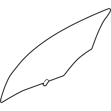 Lincoln 8E5Z-5425712-A Glass - Rear Door