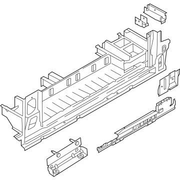 PK4Z-6120040-E Ford Step - Body Side Illustration 1 of 1