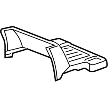 Lincoln 2C5Z78613A97CAA Cover - Rear Seat Bracket