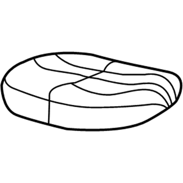 Lincoln 2C5Z-7863840-BA Pad - Rear Seat Cushion