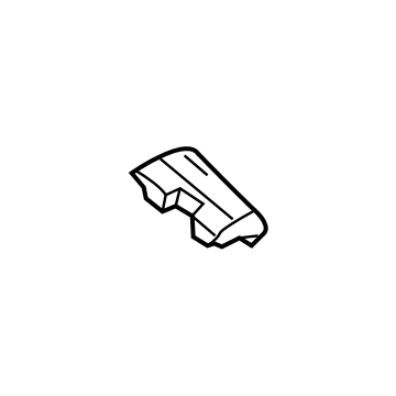 Ford CK4Z-99611B90-A Bezel - Seat Belt Guide Bracket