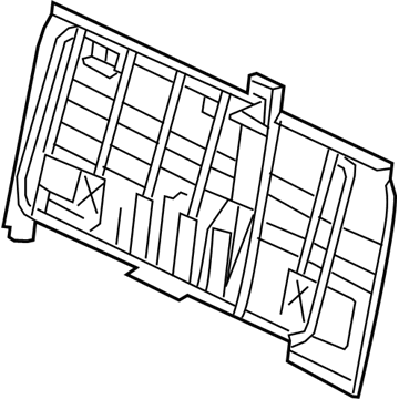 Ford 4L3Z-18613A38-AA Frame - Rear Seat Back