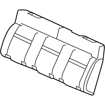 Ford 7L3Z-1866600-CA Cover Assembly - Rear Seat
