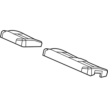 Ford 7L3Z-1663804-A Cover Assembly - Rear Seat