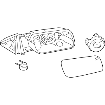 Ford 8A8Z-17683-CA Mirror Assembly - Rear View Outer