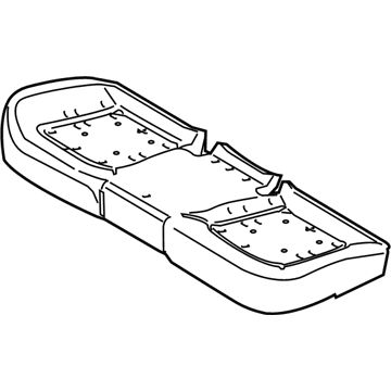 Ford DS7Z-5463840-G Pad - Rear Seat Cushion