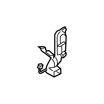 DS7Z-9661321-C Ford Hinge, Rear Driver Side Illustration 1 of 1