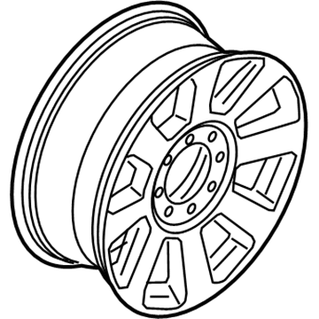 Ford F-350 Super Duty Spare Wheel - HC3Z-1007-J
