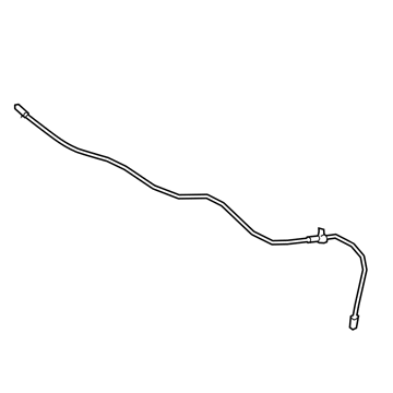 Ford Explorer Hood Release Cable - LB5Z-16916-B