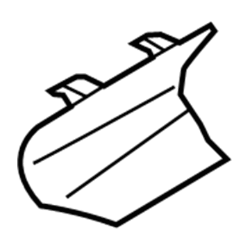 Ford EJ7Z-7813562-AA Front Trim EJ7Z-7813562-AA Ford Front Trim Illustration 1 of 1