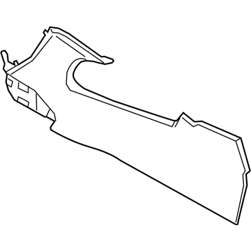 Ford EJ7Z-7804608-AB Side Trim Panel, Passenger Side EJ7Z-7804608-AB Ford Side Trim Panel, Passenger Side Illustration 1 of 1