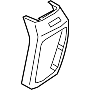 Ford EJ7Z-78045E24-AA Rear Panel Trim EJ7Z-78045E24-AA Ford Rear Panel Trim Illustration 1 of 1