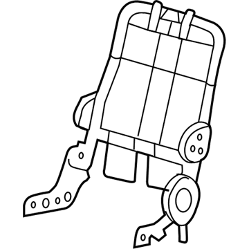 Mercury 3F2Z-17613A38-BA Frame - Rear Seat Back