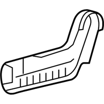 3F2Z-1661347-DAA Ford Side Cover, Driver Side Illustration 1 of 1