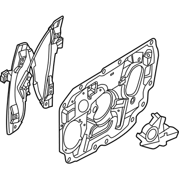 Ford 8A4Z-7423209-A Regulator And Motor Assembly - Window