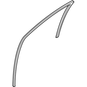 Ford 8F9Z-7421596-A Run - Door Glass