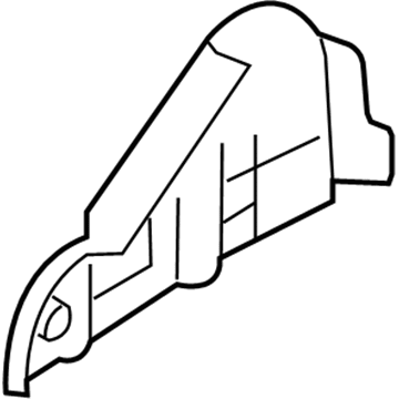 Ford 2L1Z-78613A96-AA Cover - Rear Seat Bracket