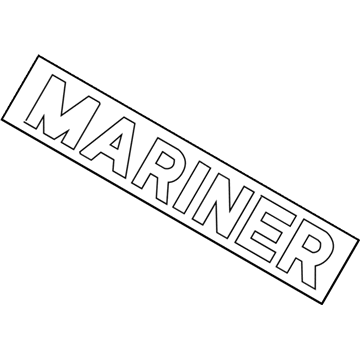 Mercury 5E6Z-7842528-AB Name Plate