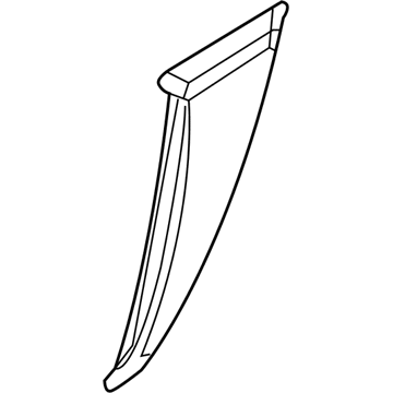 Ford AR3Z-63279D36-AA Scoop, Passenger Side AR3Z-63279D36-AA Ford Scoop, Passenger Side Illustration 1 of 1