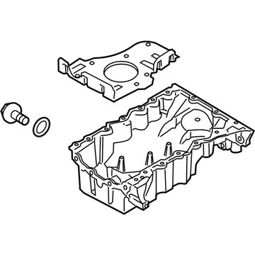 Lincoln DG1Z-6675-F Pan Assembly - Engine Oil