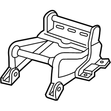 Lincoln 2C5Z-7863160-B Frame And Spring - Rear Seat Cushion
