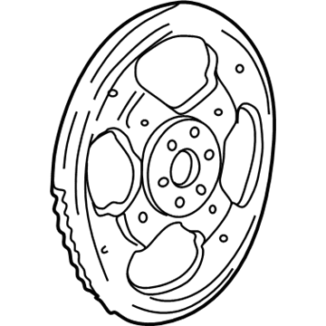 Mercury F6DZ-6375-A Flywheel Assembly