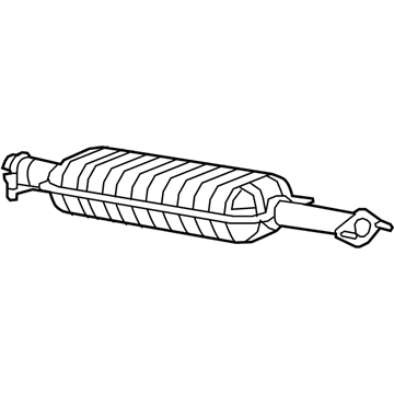 Ford 5L8Z-5230-BA Muffler Assembly - Front