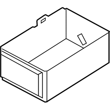 Ford DS7Z-10A687-A Battery Cover DS7Z-10A687-A Ford Battery Cover Illustration 1 of 1