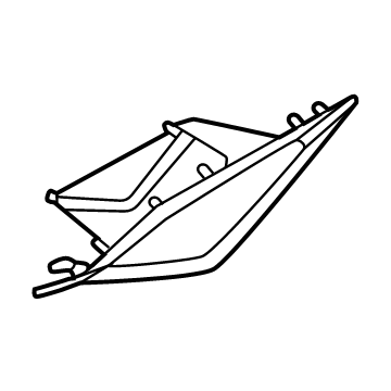 Lincoln SL7Z-4022620-AA Escutcheon