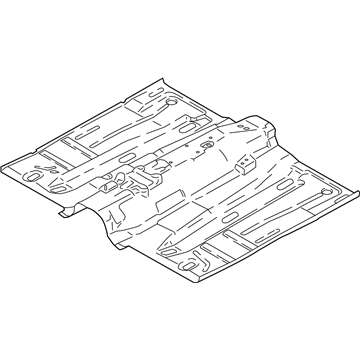 Ford G1FZ-5811135-A Pan Assembly - Floor Front