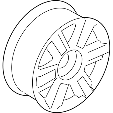 6L3Z-1007-M Ford Wheel, Alloy Illustration 1 of 1