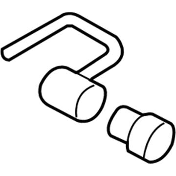 Ford 2L1Z-1A043-AA Nut - Wheel