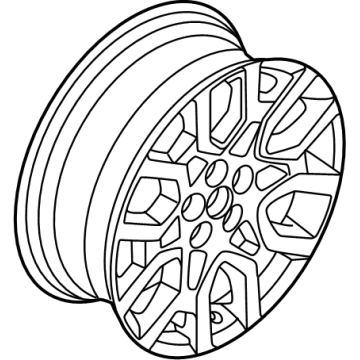 Ford NZ6Z-1007-C Wheel Assembly