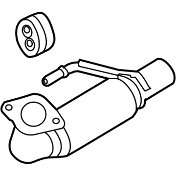 Ford CT4Z-5G274-A Pipe - Exhaust