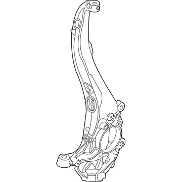 Lincoln LC5Z-3K185-A Knuckle - Front Wheel